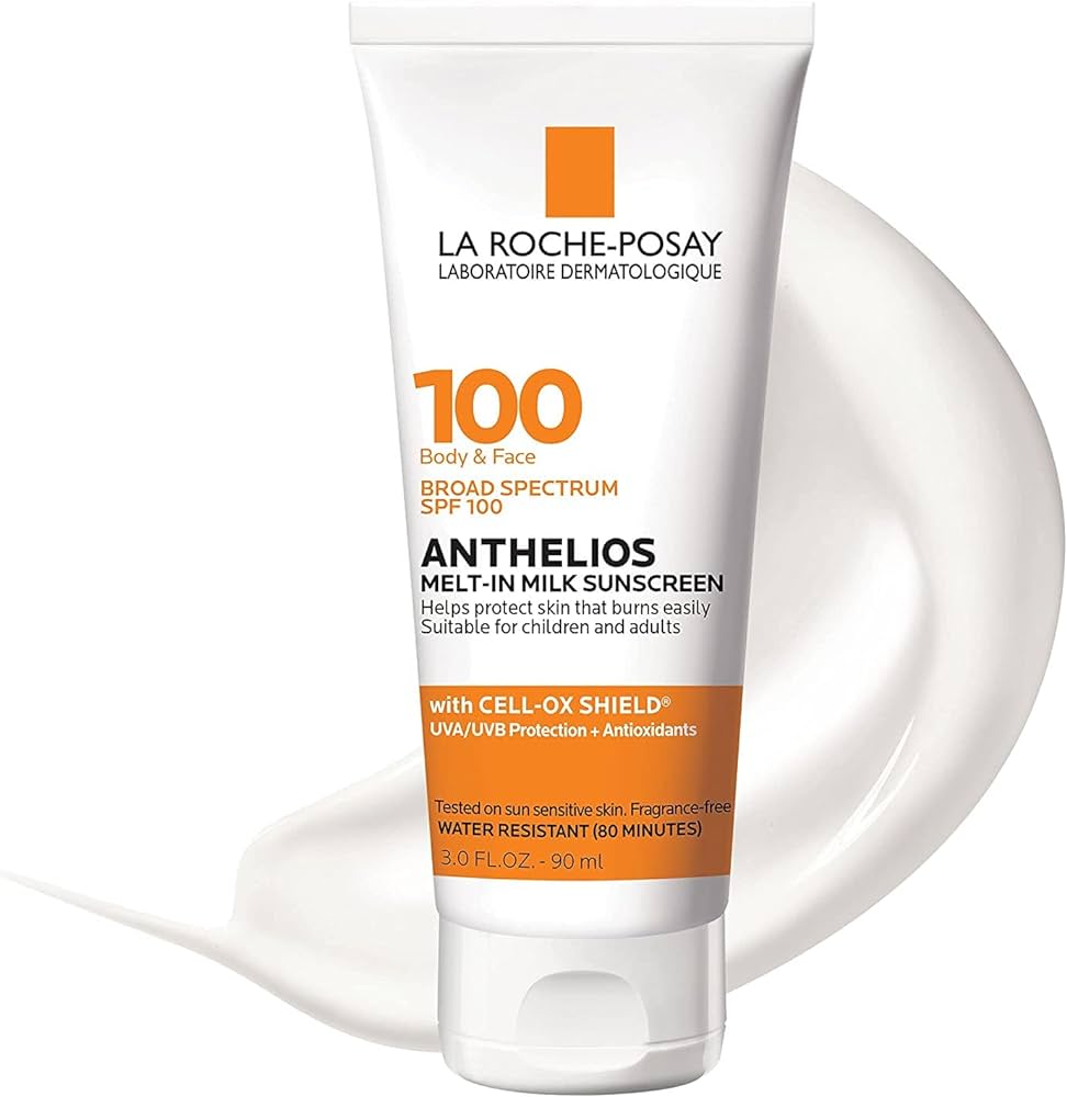 La Roche-Posay Anthelios Melt-in Milk Body and Face Sunscreen Lotion SPF 100