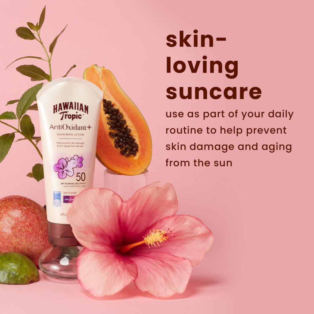 Hawaiian Tropic Skin Defense Sunscreen Lotion SPF 50