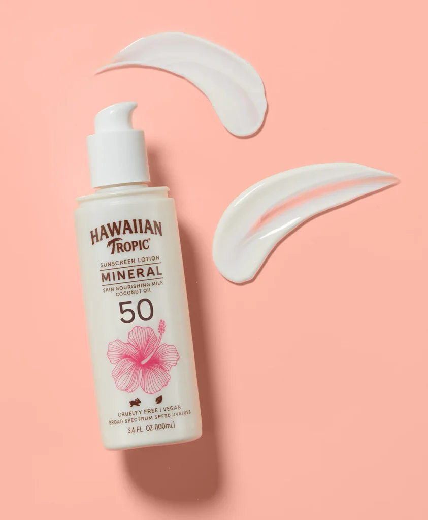 Hawaiian Tropic Mineral Sun Milk Body Lotion SPF 50